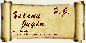 Helena Jugin vizit kartica
